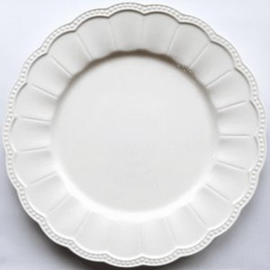 Dekoratīvs porcelāna šķīvis balts 32 cm