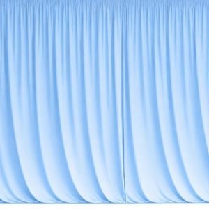Gaiši zils aizskars/drape 3 x 3 m